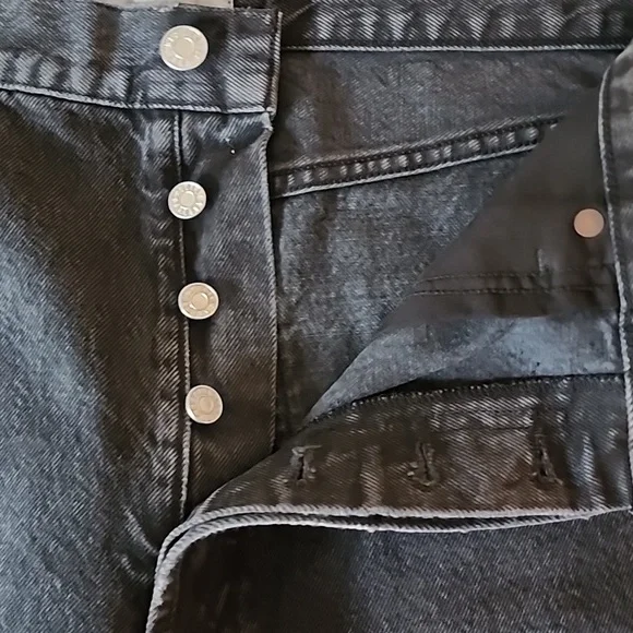 Agolde Los Angeles Black Denim Jeans - Picture 5 of 14